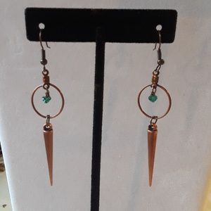 NWT Geometric copper Earrings